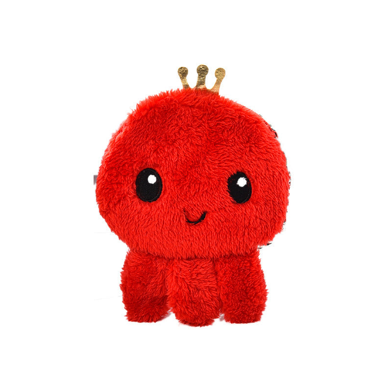 Wholesale Polyester Cartoon Octopus Coin Purse